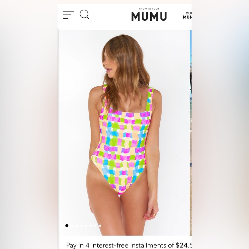 Show me your mumu Italia one piece